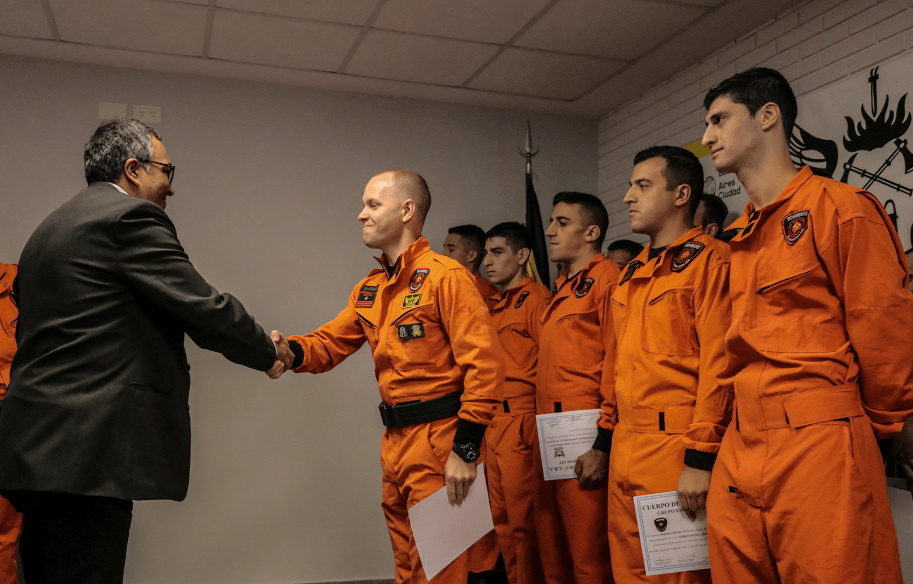 Se brindó formación al Grupo Especial de Rescate de los Bomberos de la&nbsp;Ciudad