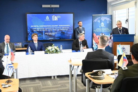 El jefe de la Policía Federal inició un taller de Interpol contra bandas&nbsp;mafiosas